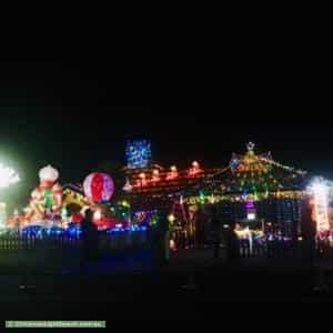 Christmas Light display at 179 Somerset Drive, Thornton