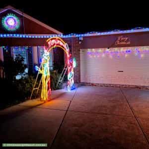 Christmas Light display at 3 Dudley Mews, Pakenham