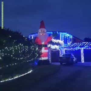 Christmas Light display at 10 Beachcomber Drive, Inverloch