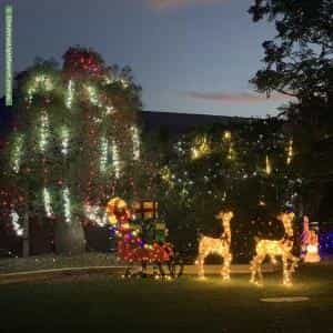 Christmas Light display at 8 Simpson Court, Werribee