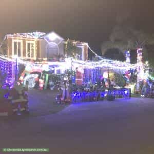 Christmas Light display at 28 The Quays, Narre Warren South