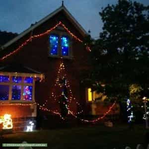 Christmas Light display at 88 Railway Crescent, Williamstown