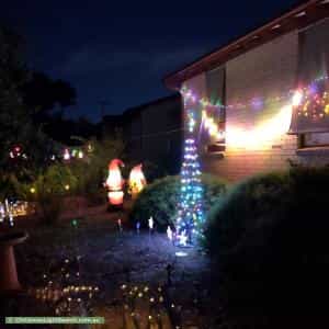 Christmas Light display at  Owen Court, Christie Downs