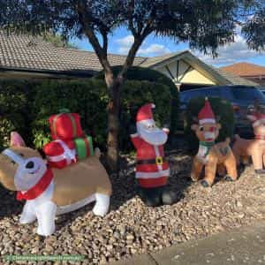 Christmas Light display at  Blaxland Avenue, Woodcroft