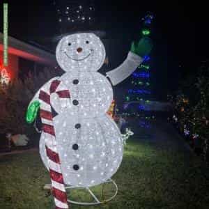Christmas Light display at 3 Halcyon Place, Ocean Reef