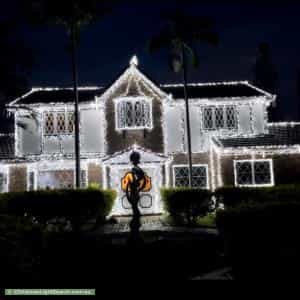 Christmas Light display at 118-122 Abbey Street, Forestdale