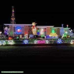 Christmas Light display at 1 Aries Avenue, Hope Valley