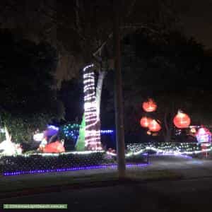 Christmas Light display at Woona Court, Yallambie