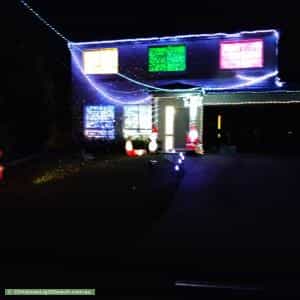 Christmas Light display at 23 Yellowgum Avenue, Rouse Hill