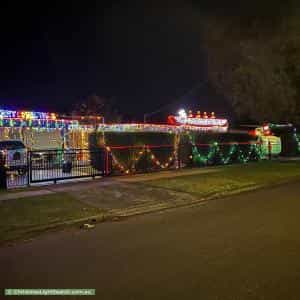 Christmas Light display at  Longstaff Avenue, Chipping Norton