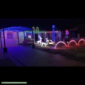 Christmas Light display at 56 Taywood Drive, Wanneroo