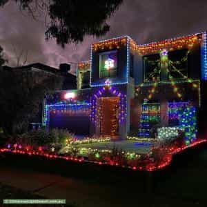 Christmas Light display at 2 Kewarren Court, Coburg
