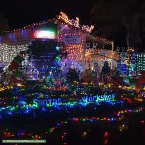 Christmas Light display at 52 Alawoona Road, Munno Para