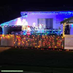 Christmas Light display at 40 Waverley Street, Bucasia
