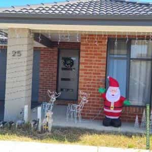 Christmas Light display at 25 Currumbin Street, Armstrong Creek