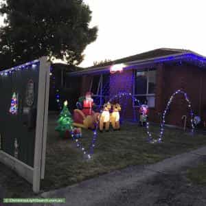 Christmas Light display at 35 Wynden Drive, Frankston