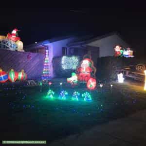 Christmas Light display at 60 Allied Drive, Carrum Downs