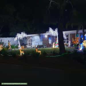 Christmas Light display at 20 Kingswood Avenue, Onkaparinga Hills