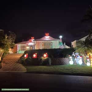 Christmas Light display at 4 Creswell Court, Tannum Sands