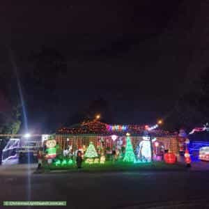 Christmas Light display at 1 Stoneleigh Place, Craigieburn