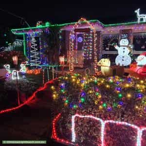 Christmas Light display at 76 Parramatta Road, Werribee