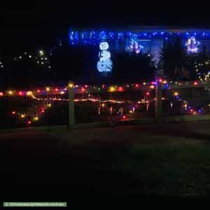 Christmas Light display at 2 Daylesford Court, Eynesbury