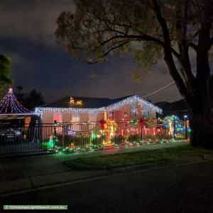 Christmas Light display at 7 Medway Crescent, Boronia