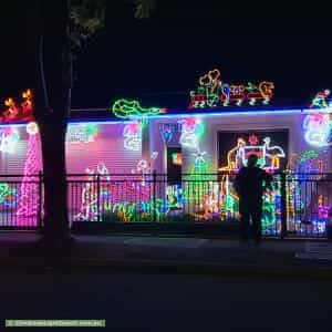 Christmas Light display at 2 Lipsett Terrace, Brooklyn Park