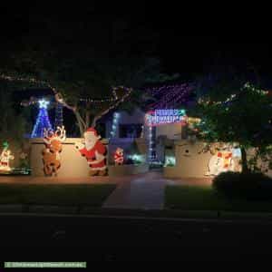 Christmas Light display at 10 Paley Court, Alfredton