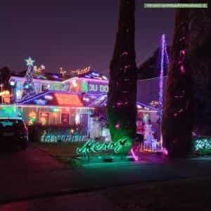 Christmas Light display at 37 Estelle Street, Oakleigh