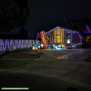 Christmas Light display at 20 Downard Crescent, Dandenong North