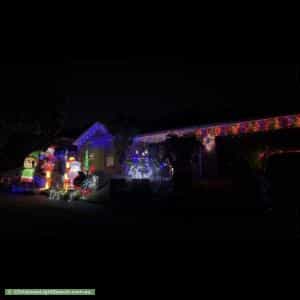 Christmas Light display at 4 Maple Leaf Avenue, Narre Warren South