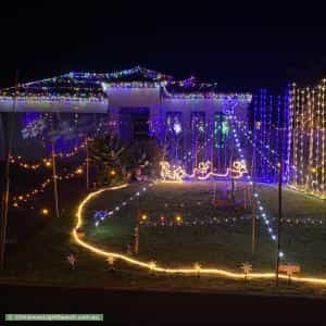 Christmas Light display at  Arcadia Avenue, Hindmarsh Island