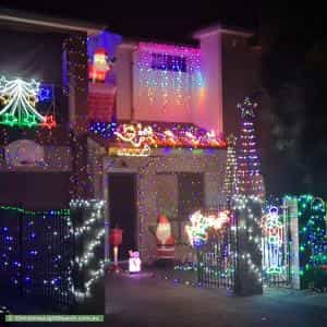 Christmas Light display at 11 Mulcra Avenue, Park Holme