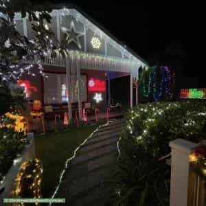 Christmas Light display at 20 Love Street, Black Rock