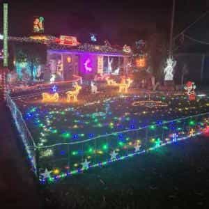 Christmas Light display at  Imperial Court, Seville Grove