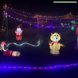 Christmas Light display at 9 Sam Bezzina Drive, Beaconsfield