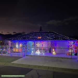 Christmas Light display at 29 Lynton Avenue, Mitchell Park