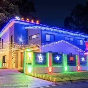 Christmas Light display at 11 Endeavour Close, Hemmant