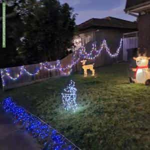 Christmas Light display at 22 Roberts Avenue, Mulgrave