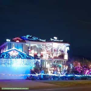 Christmas Light display at 72 Cumberland Road, Greystanes
