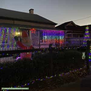 Christmas Light display at  Fussell Place, Alberton