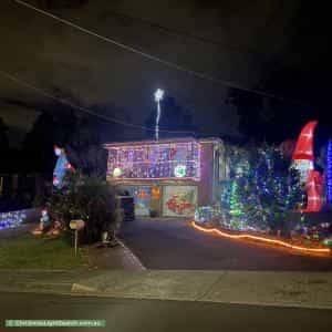 Christmas Light display at 6 Blucher Street, Ferntree Gully