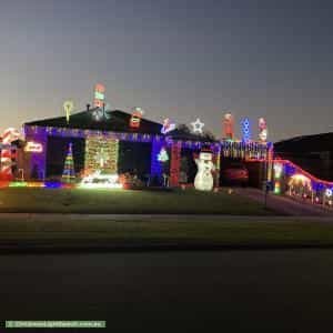 Christmas Light display at 5 Daphne Way, Cranbourne North