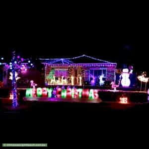 Christmas Light display at 60 Prospect Street, Parkinson