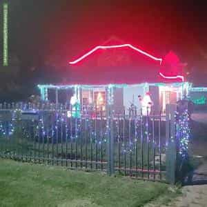 Christmas Light display at 16 Veronica Court, Warrnambool