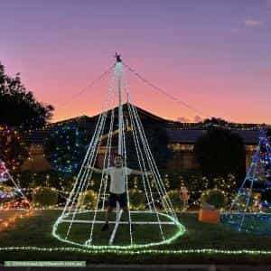 Christmas Light display at 37 Great Eastern Avenue, Sheidow Park