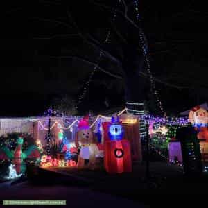 Christmas Light display at 4 Barnardo Close, Wahroonga