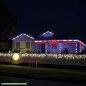 Christmas Light display at 23 Longwood Drive, Mornington