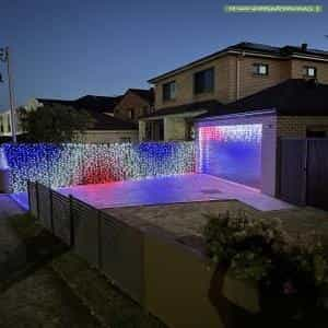 Christmas Light display at 1b Ida Street, Sans Souci